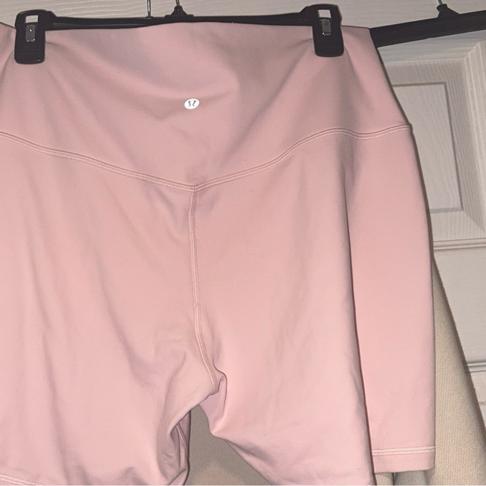 lululemon athletica Soft Pink Bike Shorts